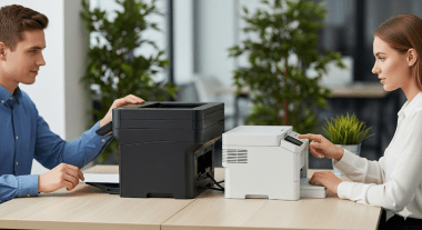 Laser sau inkjet: care tehnologie se potrivește cel mai bine unui birou mic cu documente preponderent text?