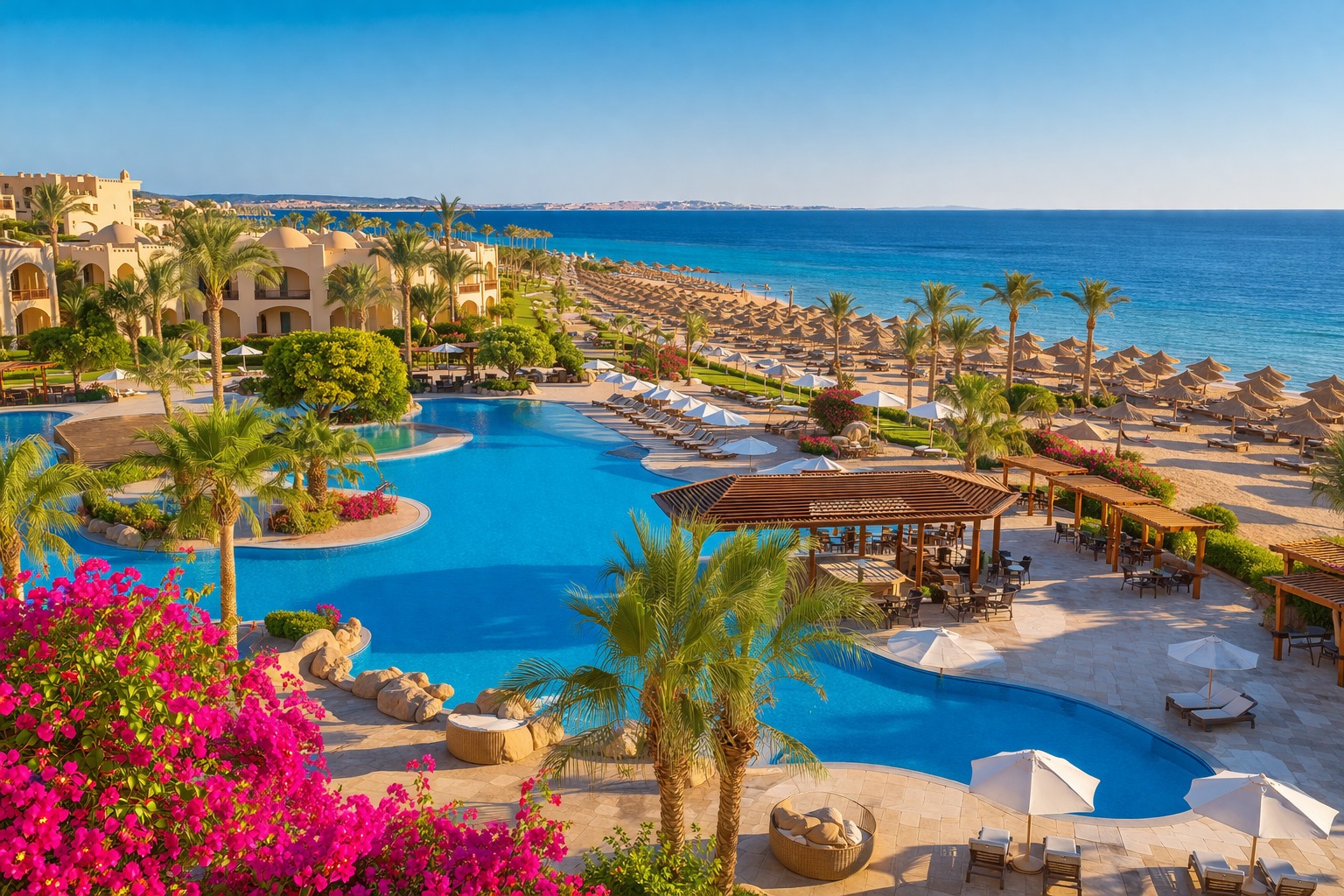 Care sunt cele mai ieftine luni pentru a vizita Xanadu Resorts în Egipt?